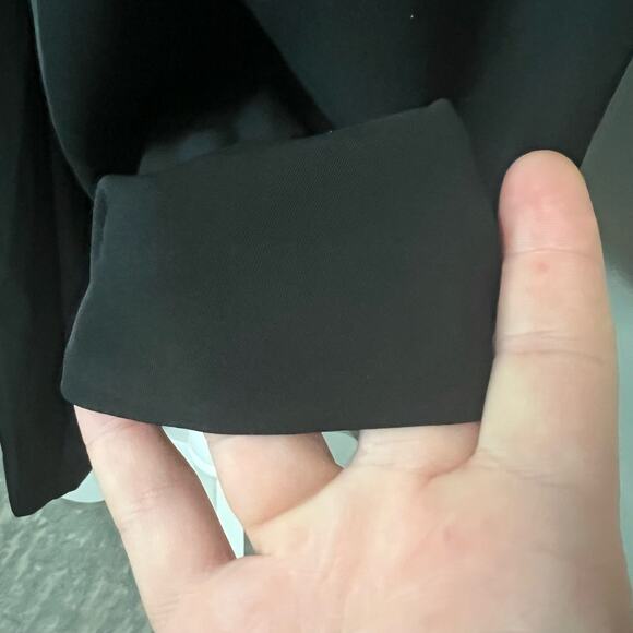 NWOT Loft Petites Woman's Black V-Back Jumpsuit- Size 12P - Picture 12 of 15